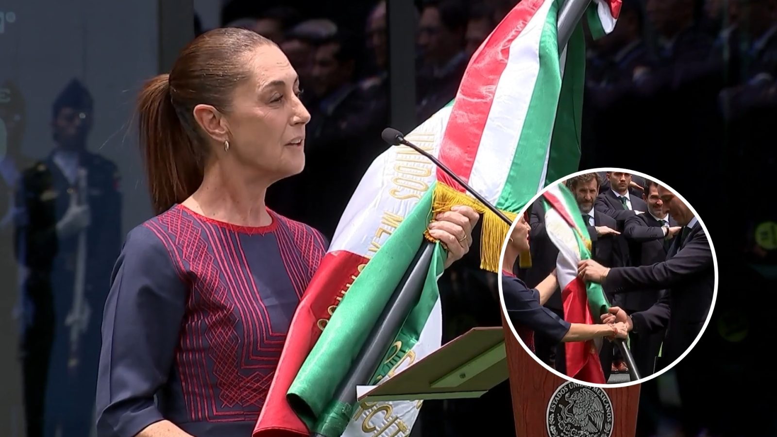 Claudia Sheinbaum entregó el labaro patrio a la Selección Mexicana en el Centro de Alto Rendimiento previo al arranque del Mundial 2026.
