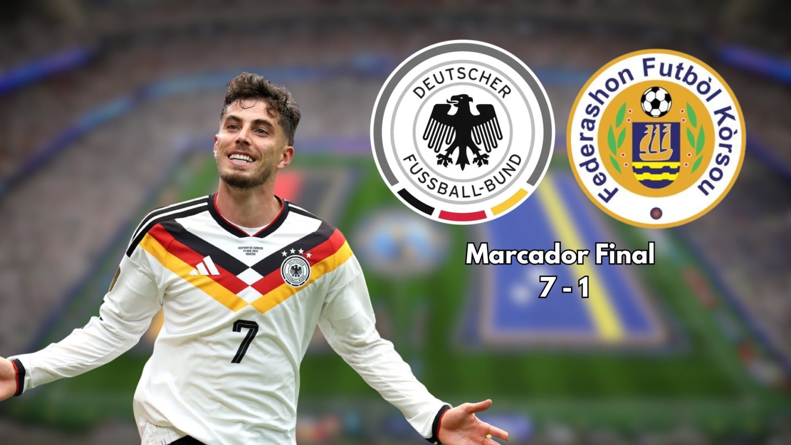 Alemania pasó por encima de Curazao y cumplió con el pronóstico en el debut de la selección curazoleña en una Copa del Mundo.