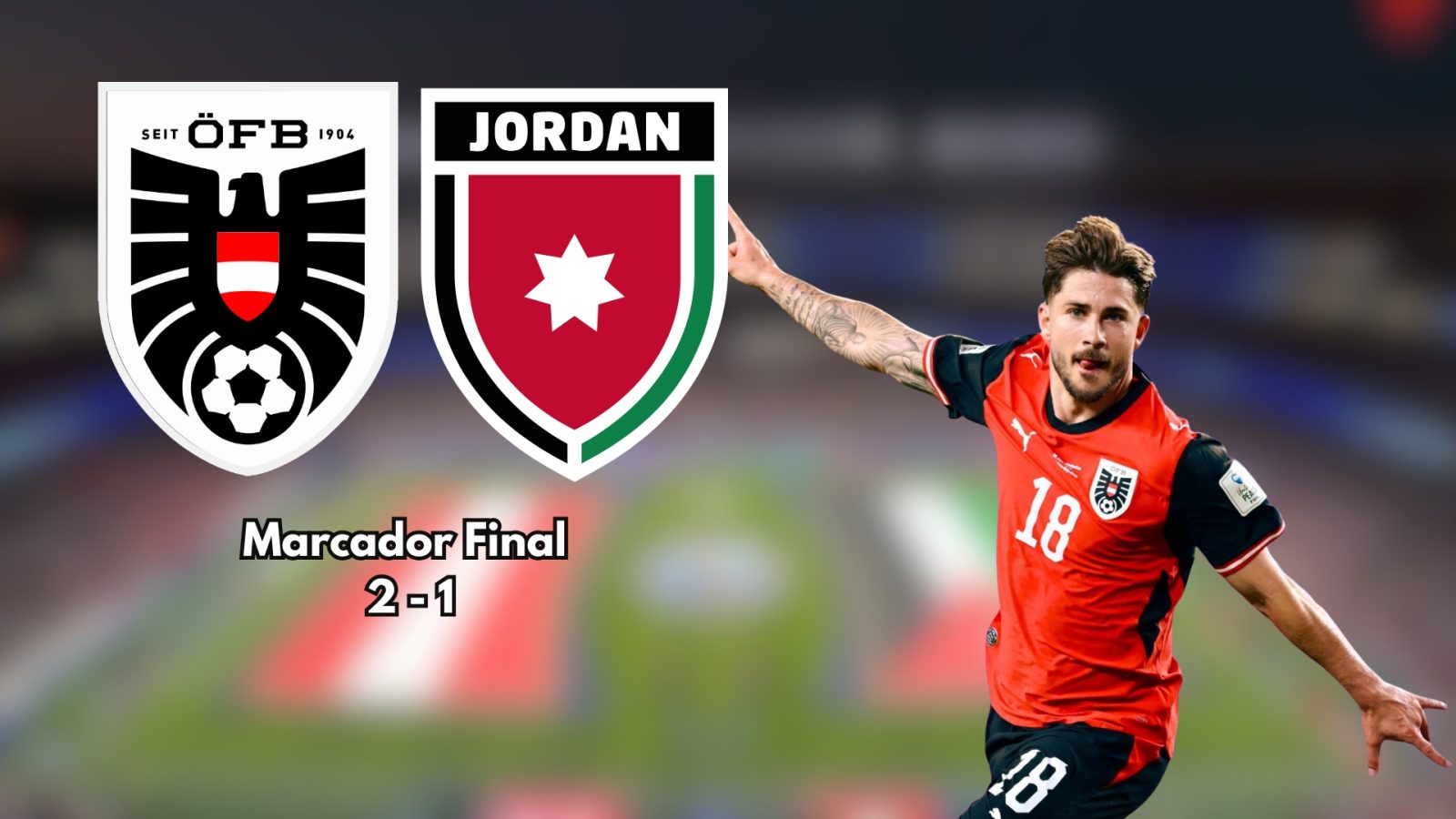 Austria y Jordania cerraron la actividad del sexto día del Mundial 2026.