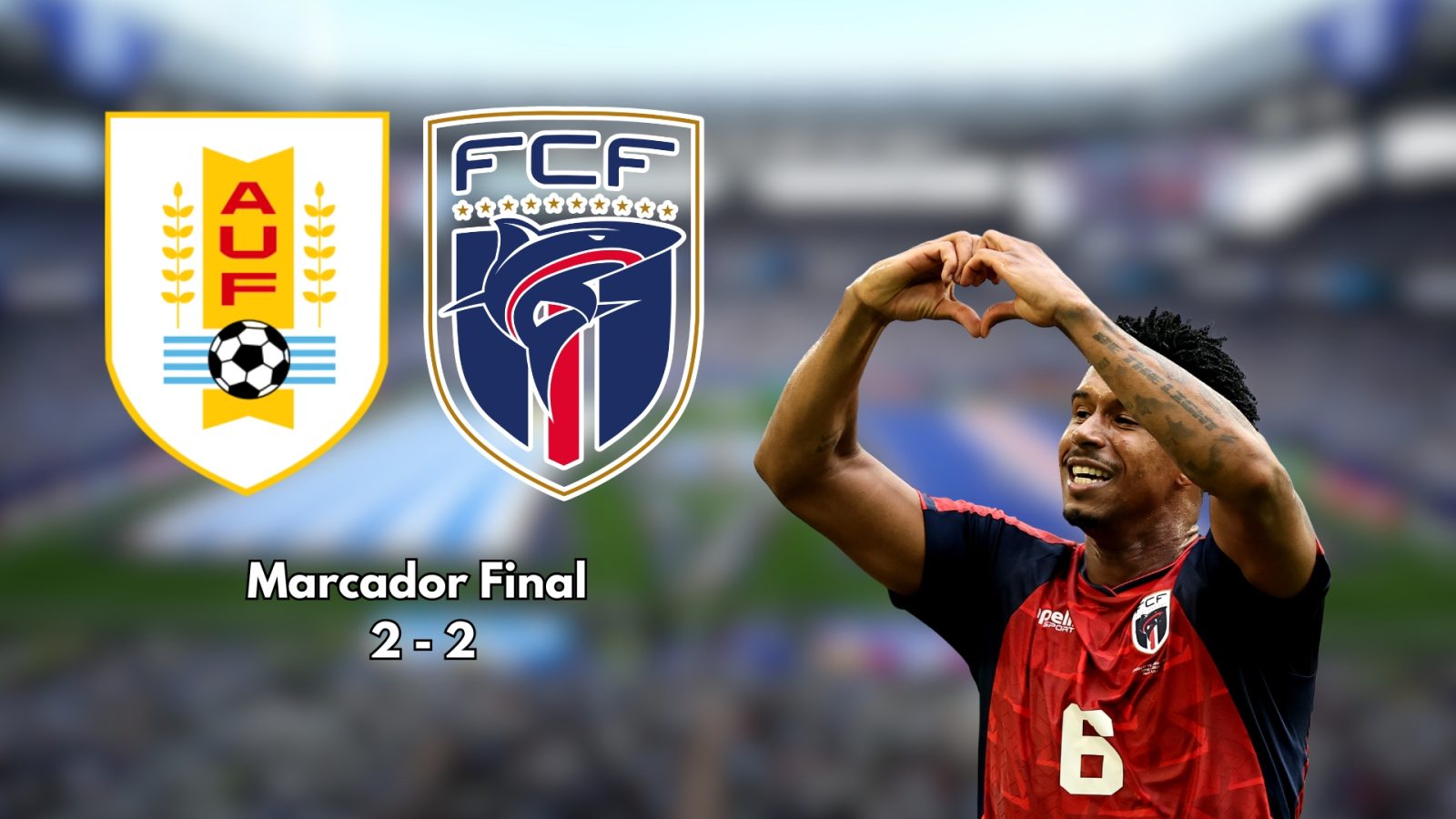 Cabo Verde firmó un histórico empate con Uruguay y está cerca de meterse a dieciseisavos de final en su primera Copa del Mundo.