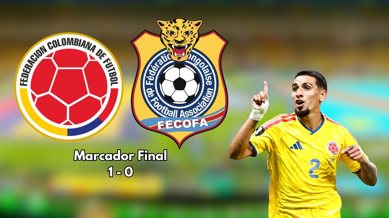 Colombia batalló para vencer a la República Democrática del Congo y amarrar su boleto a los dieciseisavos de final de la Copa del Mundo.
