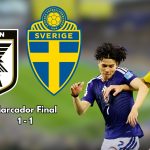 La Selección de Japón dividió unidades con Suecia y