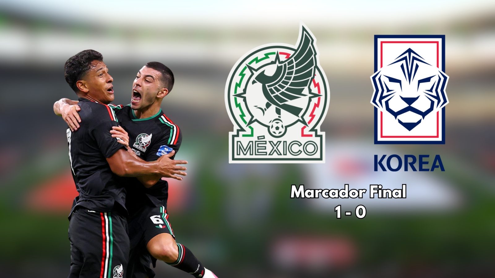 México sufrió para encontrar el gol del triunfo ante Corea del Sur, pero logró el objetivo del liderato del Grupo A.