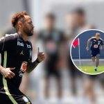Neymar volvió a entrenar en el campo después de casi un mes y la esperanza de la afición de Brasil es verlo una última vez para el Mundial 2026.