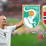 Noruega logró vencer a Costa de Marfil para regresar a los octavos de final de una Copa del Mundo, después de 28 años.