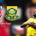 Sudáfrica rescató un punto de oro para sus aspiraciones, que ha ayudado a la Selección Mexicana de manera indirecta.