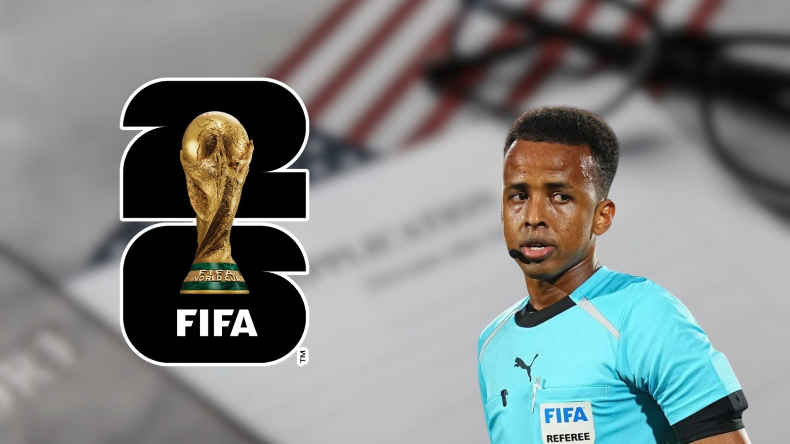 El árbitro somalí Omar Artán se perderá el Mundial 2026 luego de que le fuese negado el acceso a Estados Unidos para la competencia.