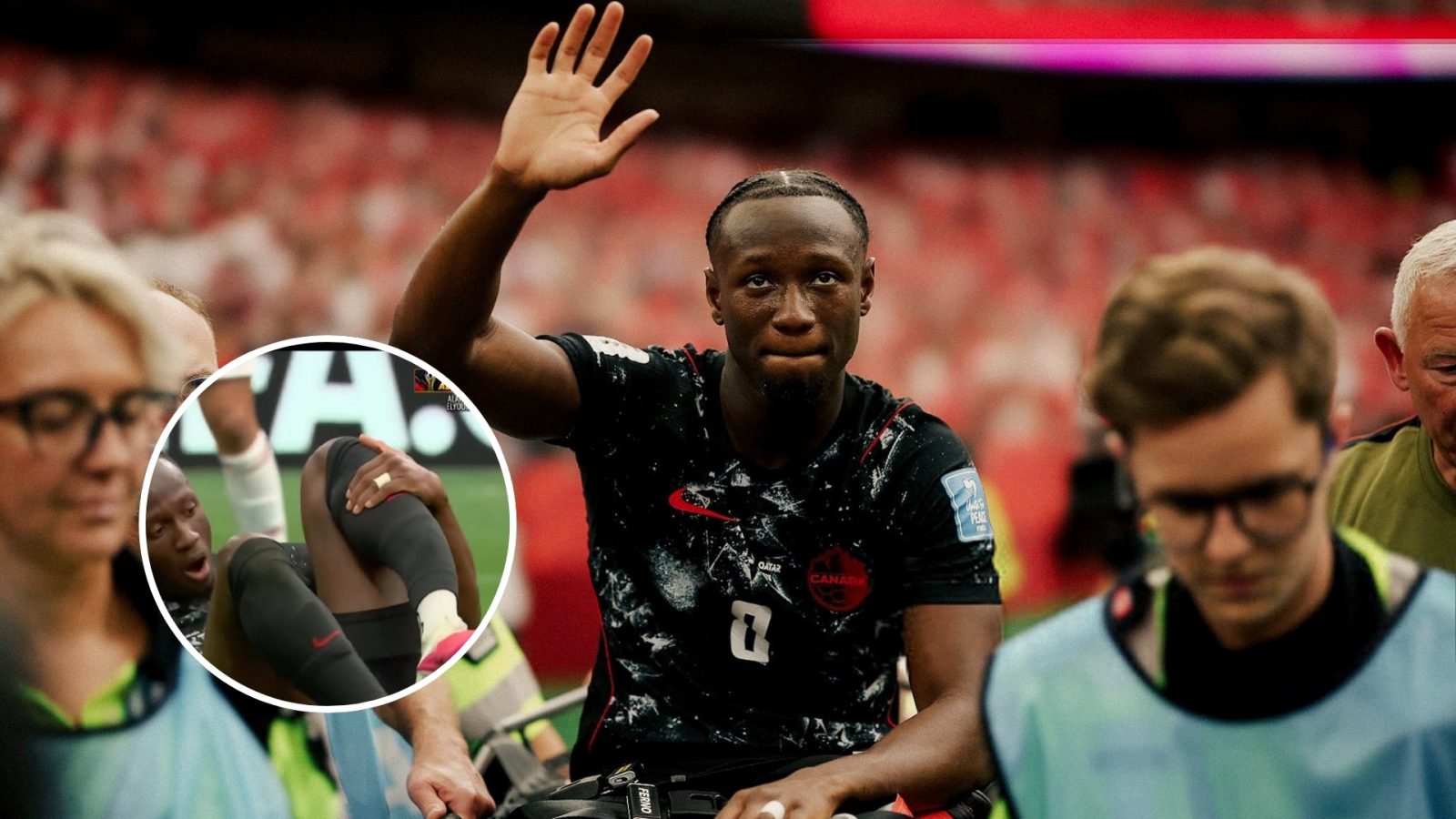 Ismael Koné fue víctima de una aparatosa lesión que lo dejará fuera por lo que resta del Mundial 2026.