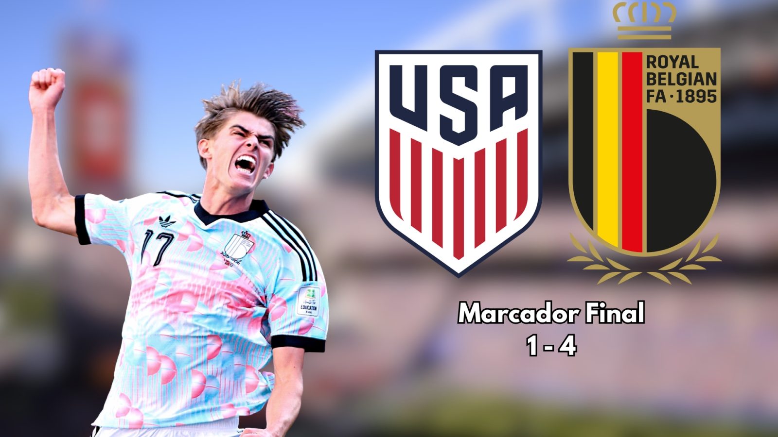 Bélgica pasó por encima de Estados Unidos y dejó fuera al último anfitrión de esta Copa del Mundo para meterse a cuartos de final.