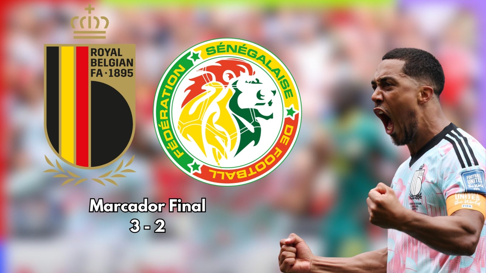 Bélgica remontó una desventaja de dos goles para meterse en los octavos de final del Mundial 2026 ante Senegal.