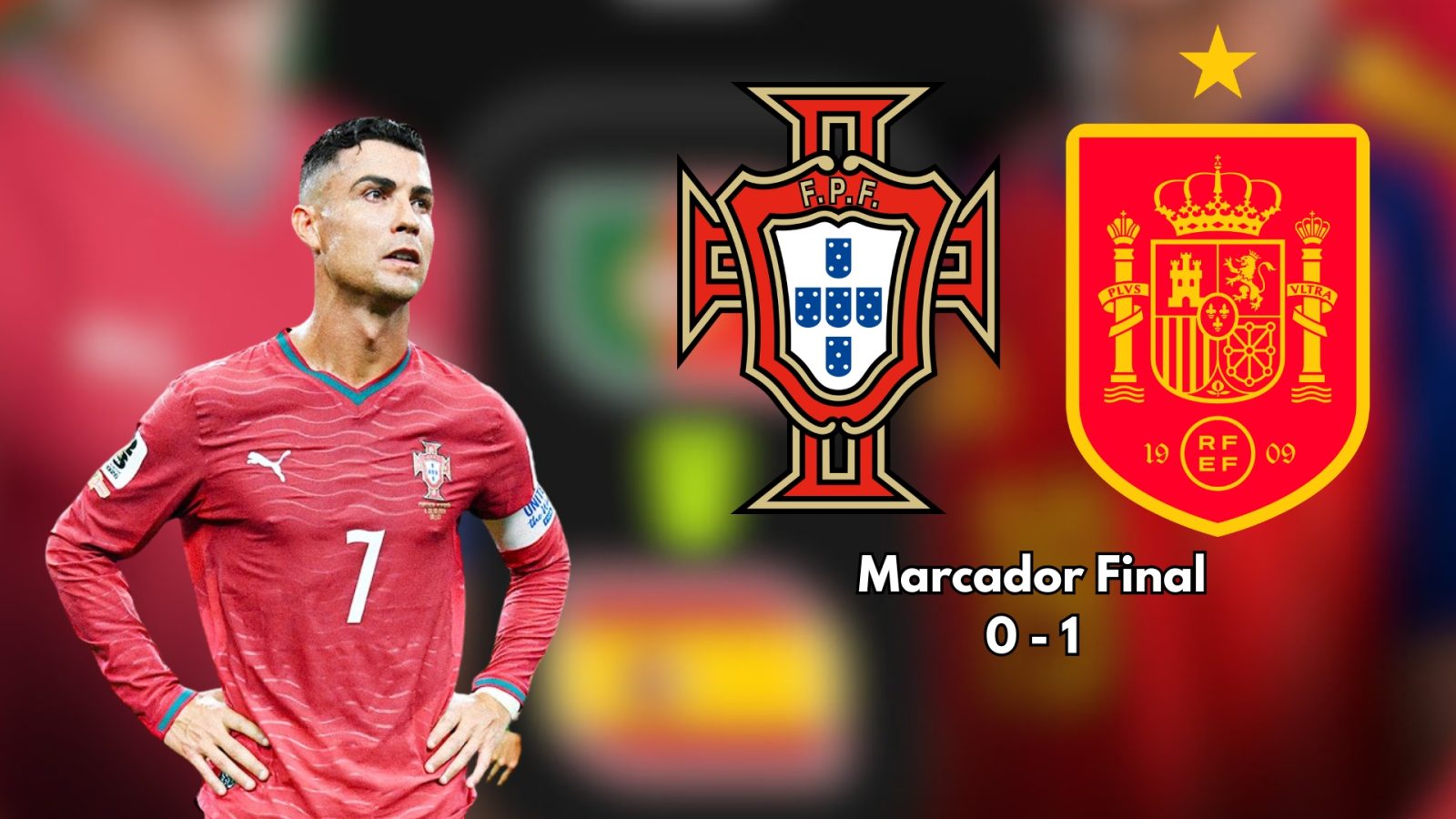 España derrotó por la mínima a Portugal para meterse a cuartos de final del Mundial 2026 y terminar con la carrera de Cristiano Ronaldo en Copas del Mundo.