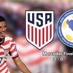 Estados Unidos aprovechó la localía y echó de la competencia a Bosnia para meterse a los octavos de final del Mundial 2026.