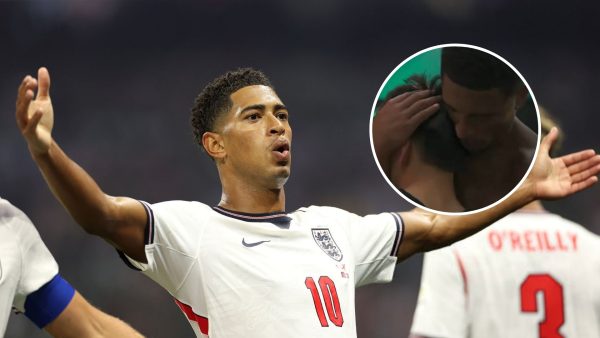 Jude Bellingham se acercó a Gilberto Mora para compartir un emotivo momento tras la eliminación de México a manos de Inglaterra.