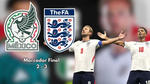 México se quedó fuera del Mundial 2026 con una triste derrota ante Inglaterra por marcador de 2-3.