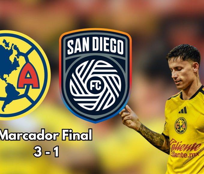 América sigue creciendo en lo futbolístico y lo demostró con una goleada sobre el San Diego FC en el arranque de la Leagues Cup.