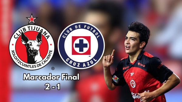 Gilberto Mora volvió a vestirse de héroe para la causa de Tijuana y le propinó su segunda derrota consecutiva a Cruz Azul en el Apertura 2026.