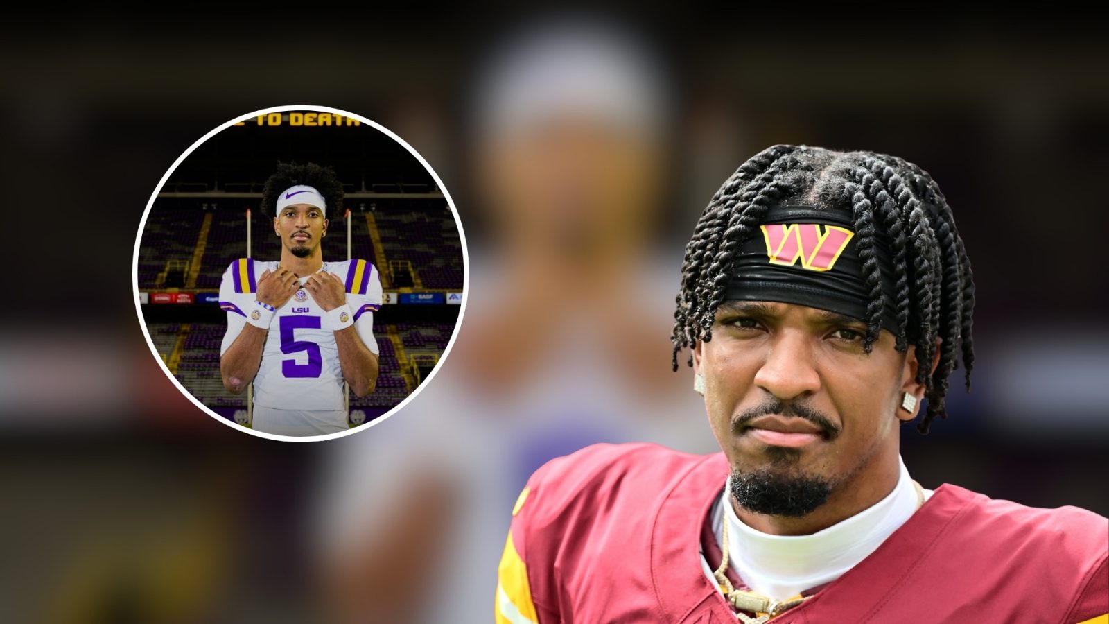 Jayden Daniels mantiene un conflicto con LSU luego de que la universidad le diese el número que utilizó durante su carrera a un nuevo recluta.