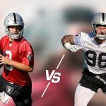 Kirk Cousins y Maxx Crosby protagonizaron un momento de máxima tensión durante el entrenamiento de los Raiders de este viernes.
