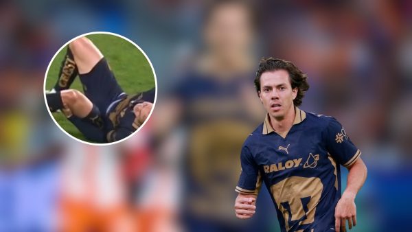 Sebastián Córdova quedará fuera de lo que resta del Apertura 2026 con Pumas, luego de sufrir una terrible lesión en Leagues Cup.