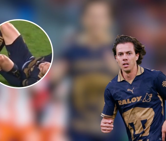 Sebastián Córdova quedará fuera de lo que resta del Apertura 2026 con Pumas, luego de sufrir una terrible lesión en Leagues Cup.