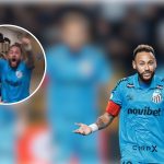 Neymar volvió a hacer de las suyas con la afición del equipo rival tras la victoria de Santos en la Copa de Brasil.