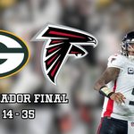 Los Falcons no sufrieron ningún tipo de presión pese a visitar uno de los estadios más hostiles para enfrentarse a los Packers.