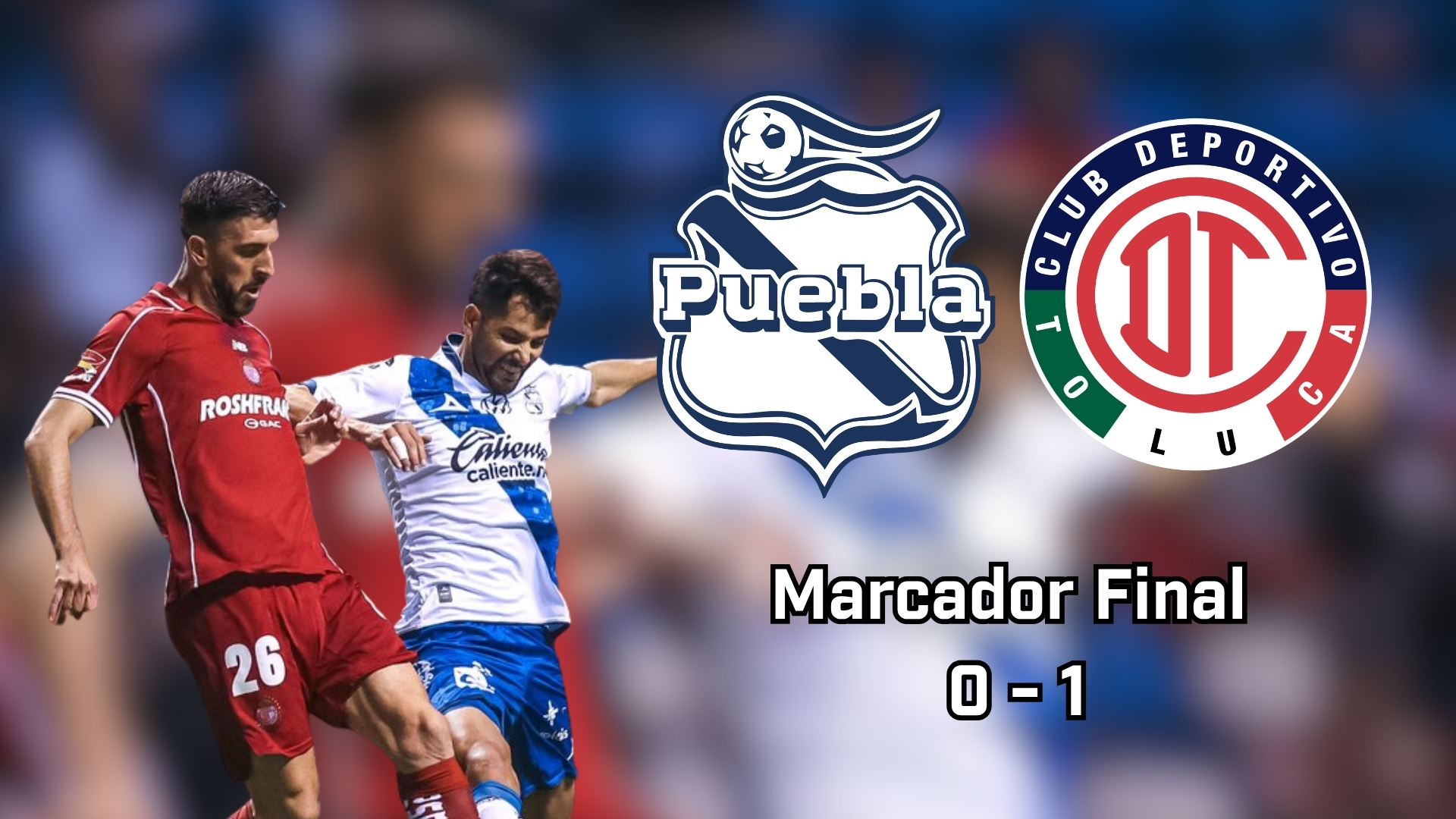 Toluca aprovechó un error desafortunado del Puebla para salir del Estadio Cuauhtémoc con tres puntos y el liderato de la Liga MX.