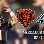 Chicago se impuso 27-7 en Soldier Field con Case Keenum como la gran figura y una defensiva que dejó prácticamente sin respuesta a Philadelphia.