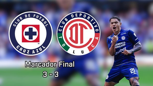 Cruz Azul y Toluca protagonizaron uno de los partidos más espectaculares de la Jornada 10 del Apertura 2026.