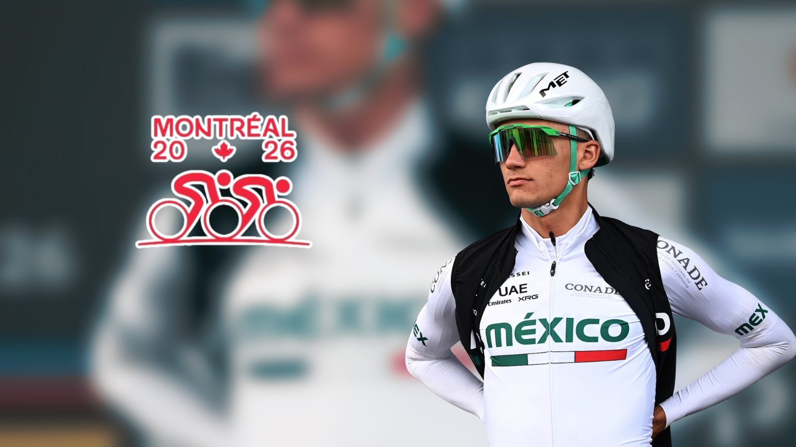 Isaac del Toro volvió a colocarse entre los mejores ciclistas del planeta y terminó a solamente un segundo de subir al podio en del Mundial de Montréal 2026.