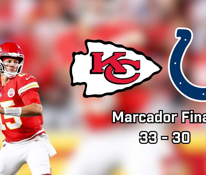 Los Chiefs fueron llevados al límite, sin embargo, se las arreglaron para poder vencer a los Colts y mantenerse 2-0 en la temporada.