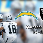 Los Raiders derrotaron a los Chargers en Los Angeles, con una nueva gran actuación de Kirk Cousins.