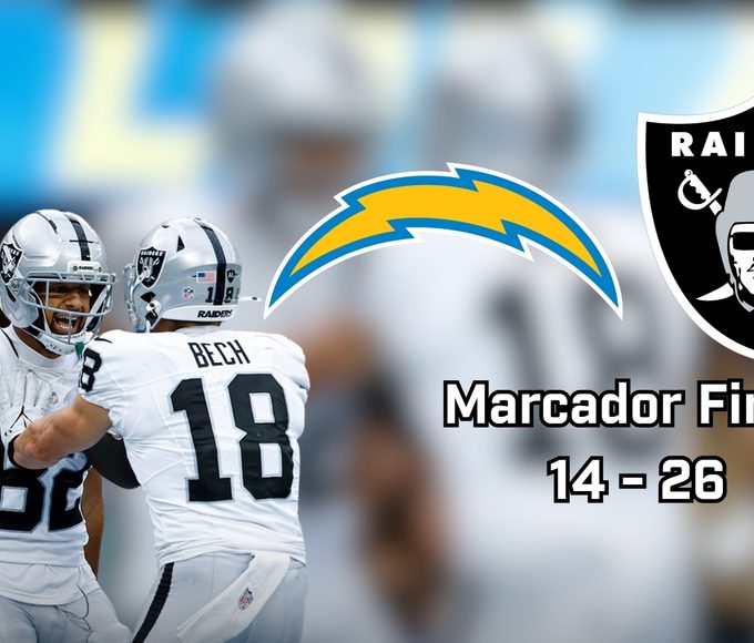 Los Raiders derrotaron a los Chargers en Los Angeles, con una nueva gran actuación de Kirk Cousins.
