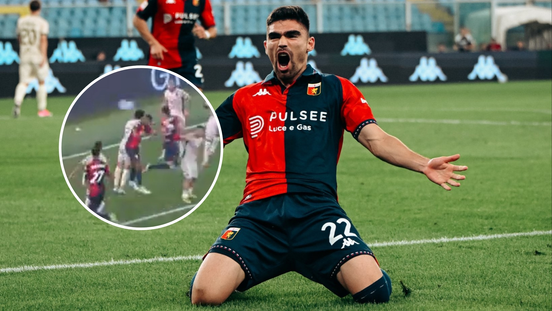 Johan Vásquez ingresó desde la banca y solamente necesitó siete minutos para marcar el tanto con el que Genoa derrotó al Südtirol y avanzó a los octavos de final.