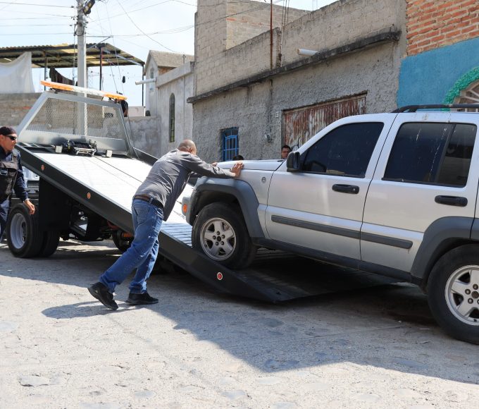 Limpieza de vehículos abandonados