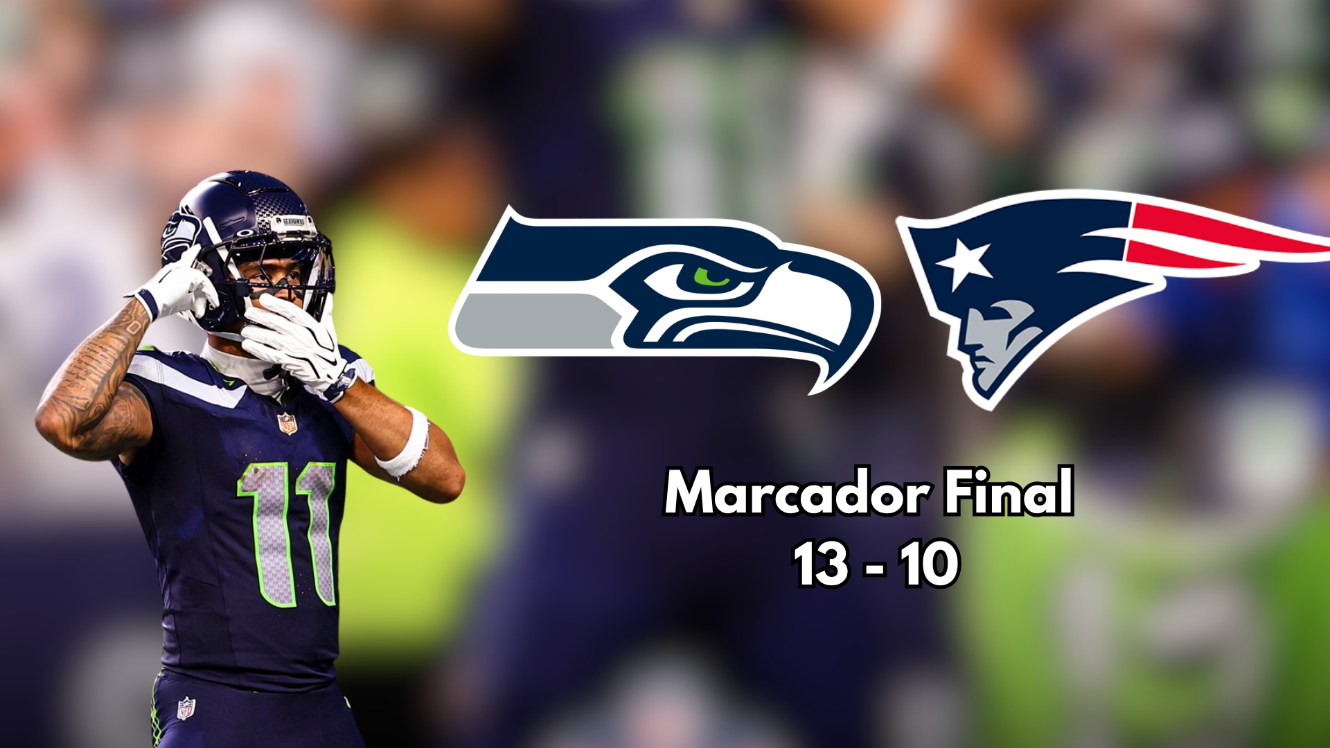 La NFL regresó con un partidazo para inaugurar la Semana 1 de la temporada 2026, entre los Seattle Seahawks y los New England Patriots.