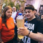 Chema Martínez manifestación
