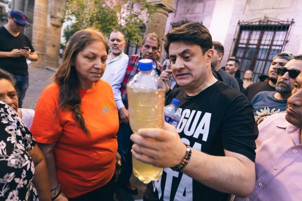 Chema Martínez manifestación