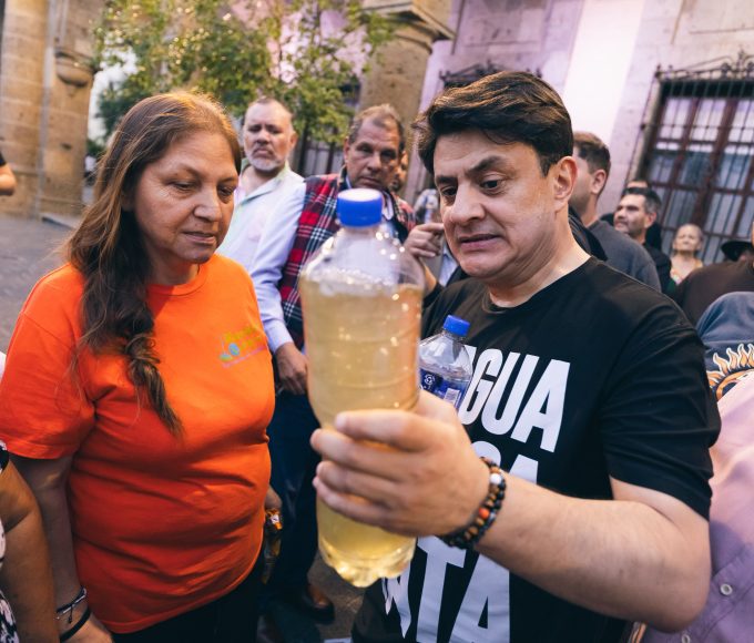 Chema Martínez manifestación