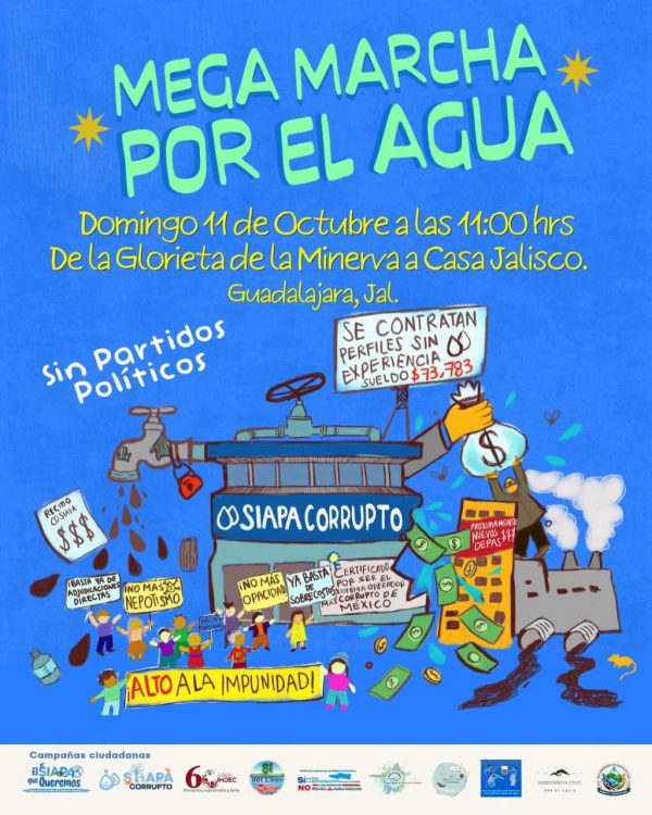 Mega marcha por el agua