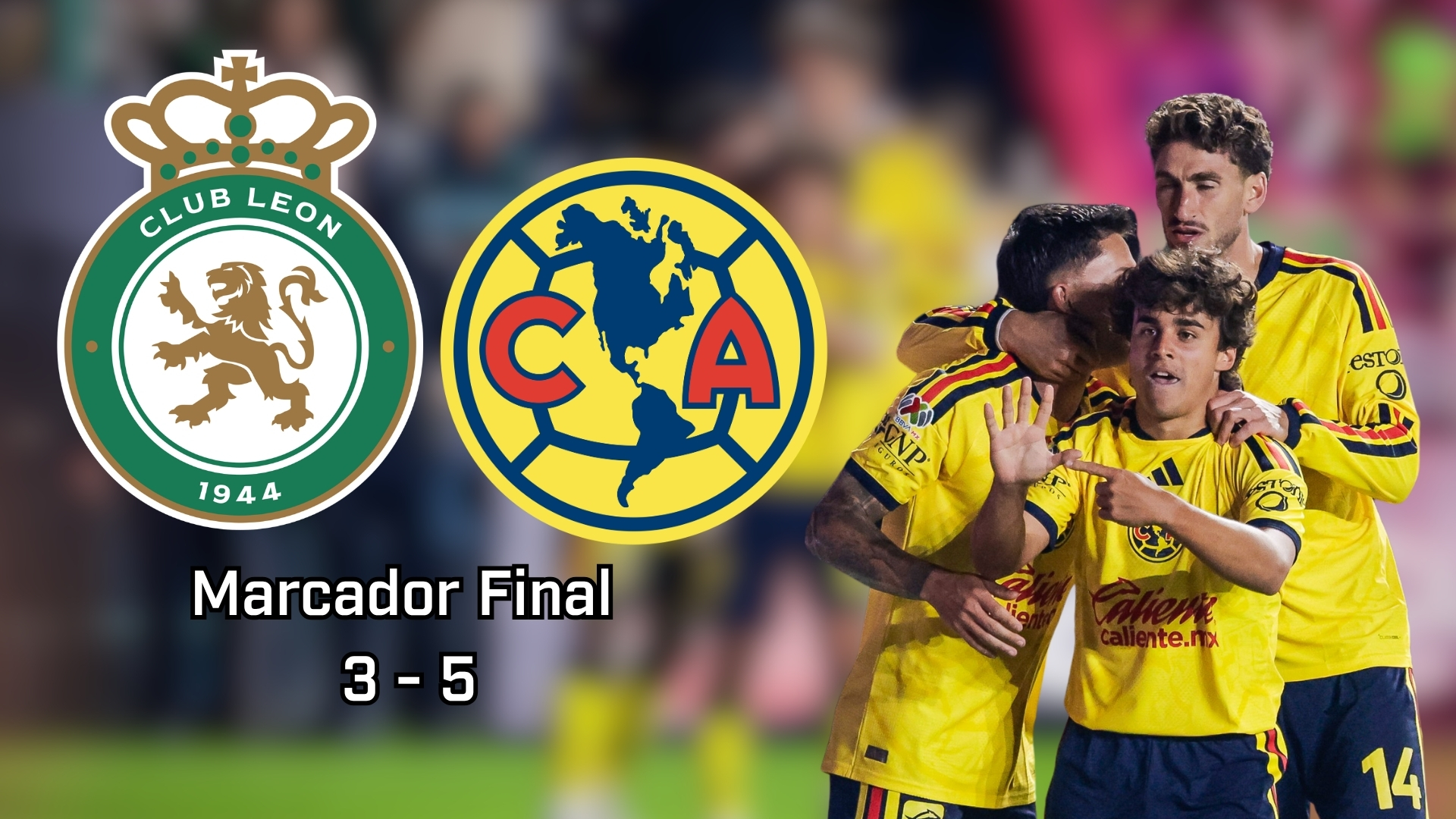 América reafirmó su liderato en el Apertura 2026 con una victoria contundente sobre León en su visita al Nou Camp.