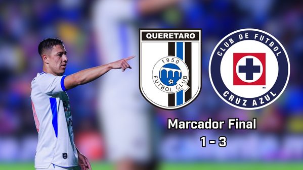 Cruz Azul le pasó por encima a Querétaro en la Corregidora y consiguió ponerse a un punto de distancia del liderato de la Liga MX.