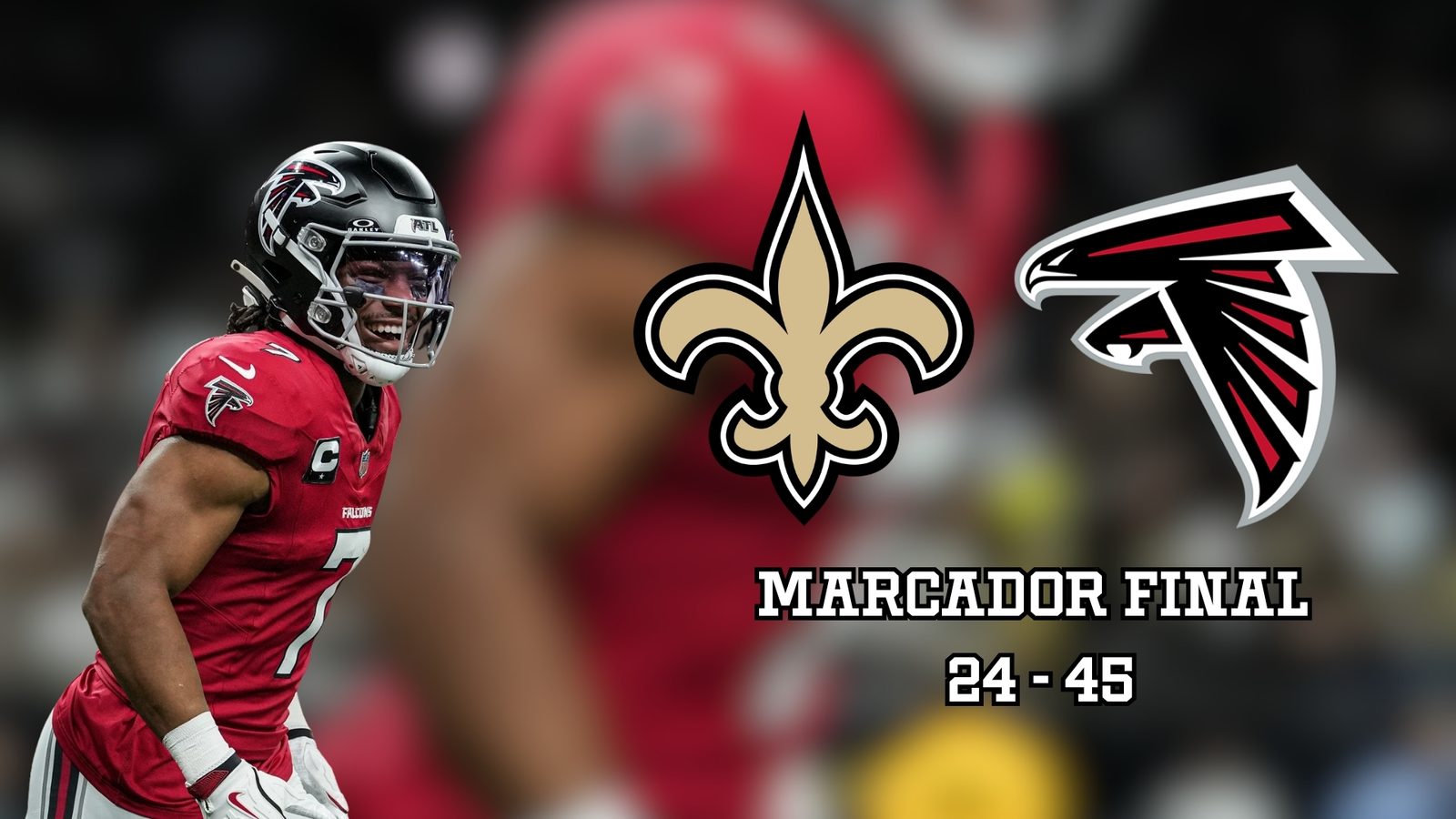 Los Atlanta Falcons superaron con creces a los Saints y mejoraron su récord de la mano de Michael Penix Jr. y Bijan Robinson.
