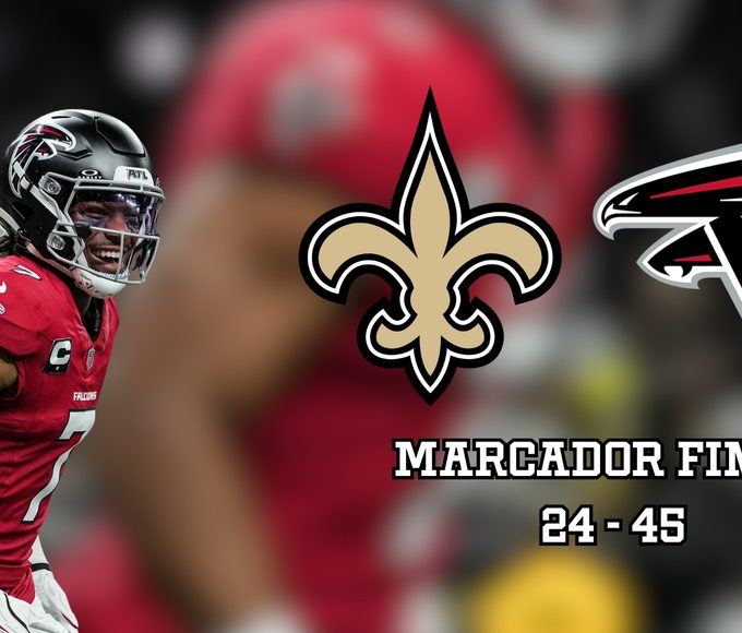 Los Atlanta Falcons superaron con creces a los Saints y mejoraron su récord de la mano de Michael Penix Jr. y Bijan Robinson.