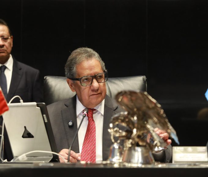Higinio Martínez, presidente del Senado de la República