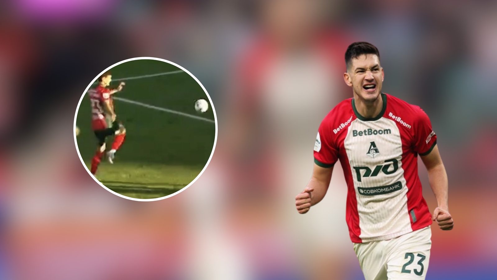 César Montes volvió al once inicial del Lokomotiv después de haber estado ausente por lesión durante la fecha FIFA.