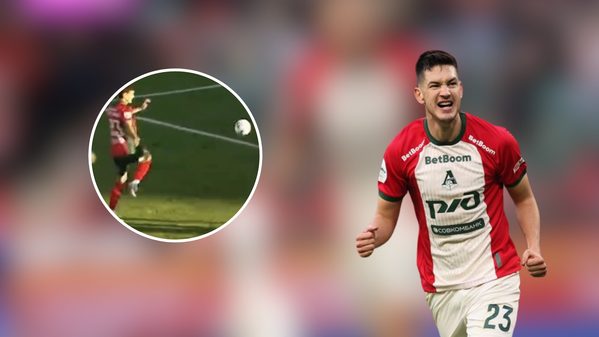 César Montes volvió al once inicial del Lokomotiv después de haber estado ausente por lesión durante la fecha FIFA.