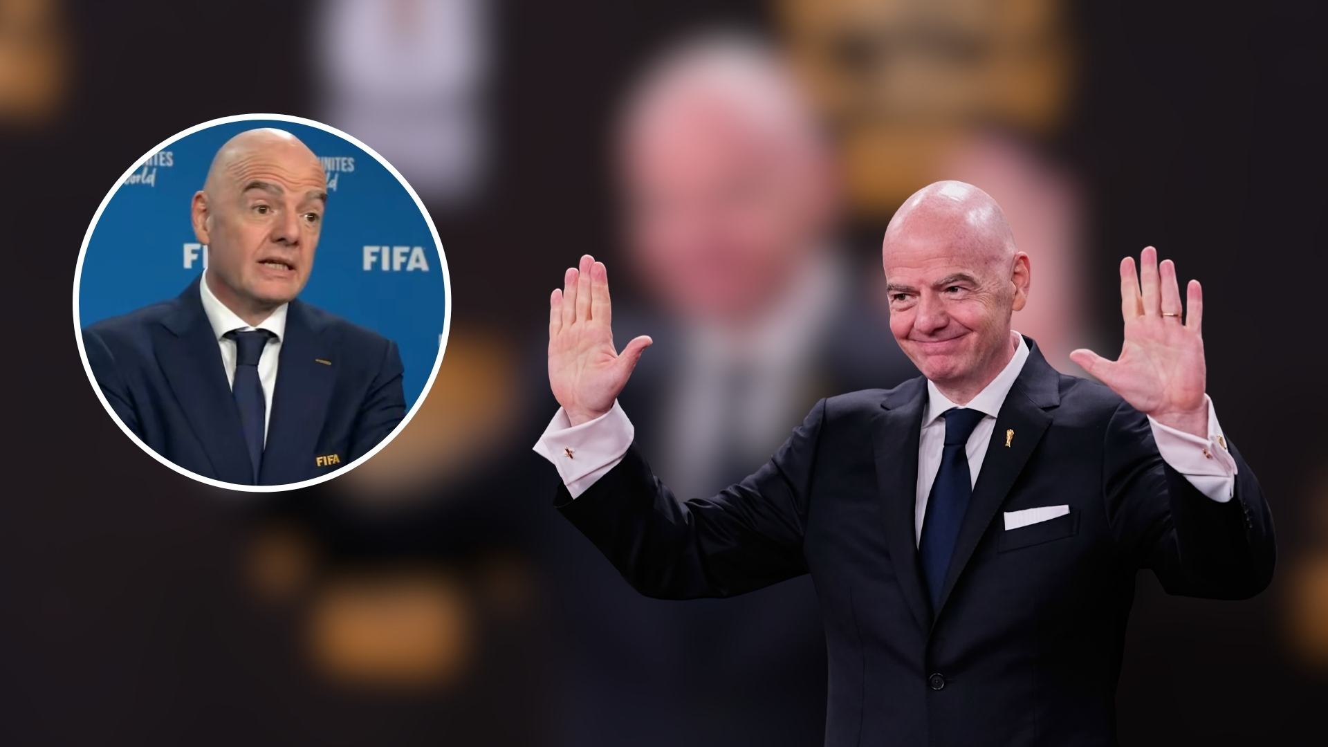 Gianni Infantino lanzó un video para pedir disculpas por el plan que buscaba presentar para vender una parte del Mundial.