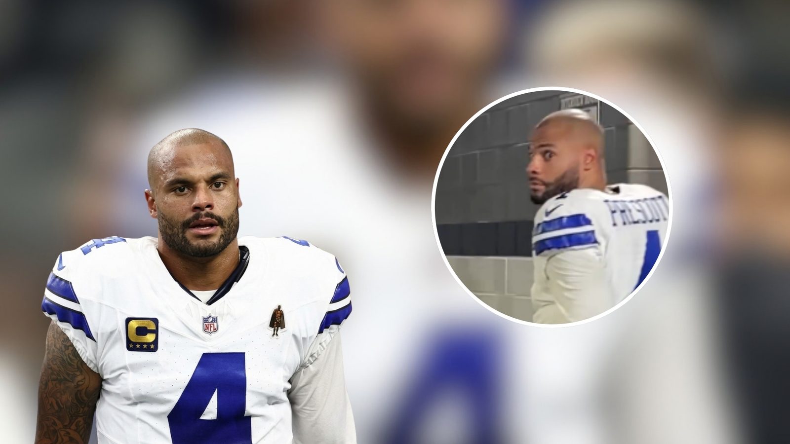 Un trabajador del ajeno al AT&T Stadium reventó a los Dallas Cowboys luego de ser derrotados por los Tampa Bay Buccaneers.