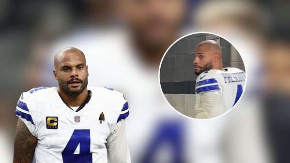 Un trabajador del ajeno al AT&T Stadium reventó a los Dallas Cowboys luego de ser derrotados por los Tampa Bay Buccaneers.